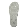 retts ladies jandals silver 5