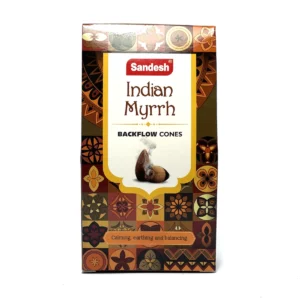 sandesh backflow indian myrrh 10 cones 1