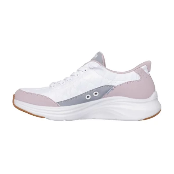skechers contour foam cozy fit white lavender 3