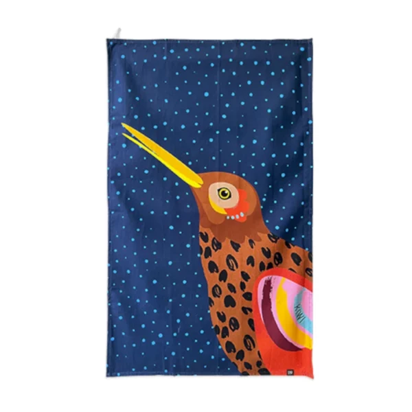 tea towel bold bright kiwi