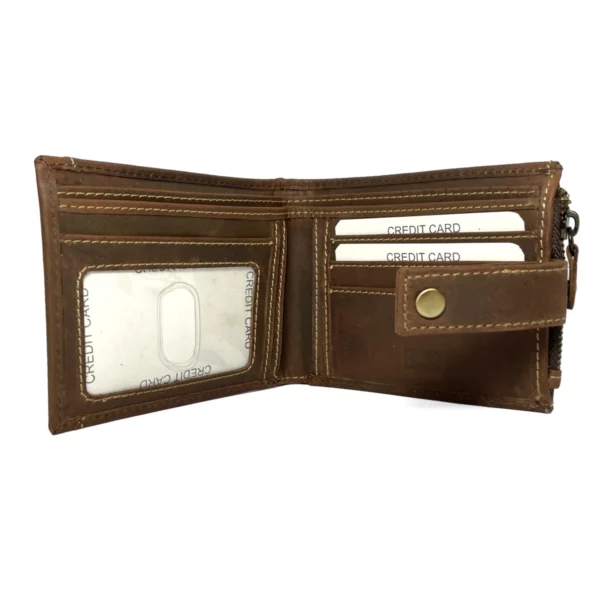 tzw916t gents leather wallet tan huntly 5