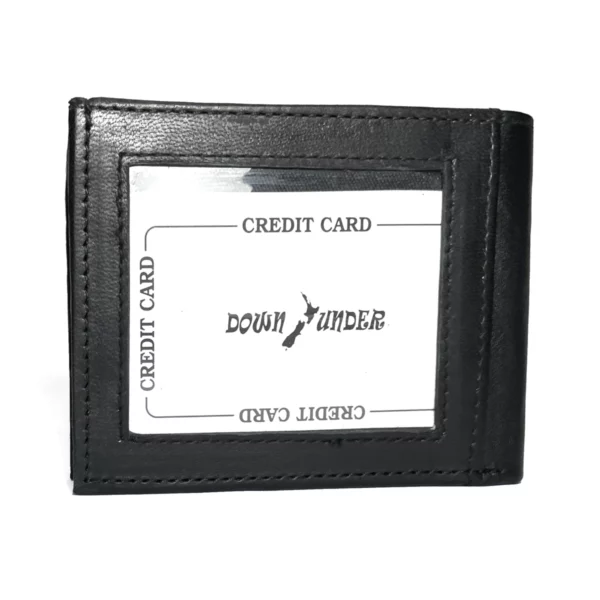 w505 down under leather billfold black 4