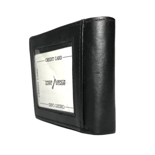 w505 down under leather billfold black 5