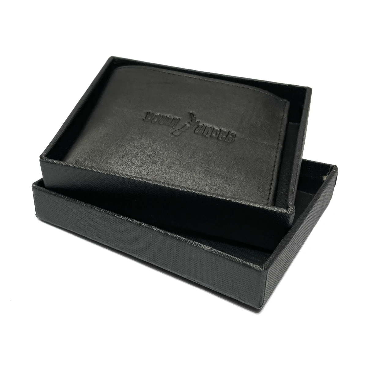 w505 down under leather billfold black 6