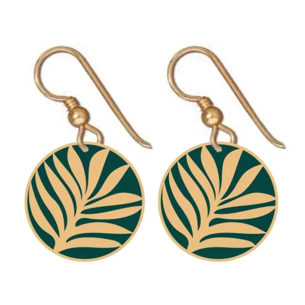 922jw tribal earth earring nikau 1