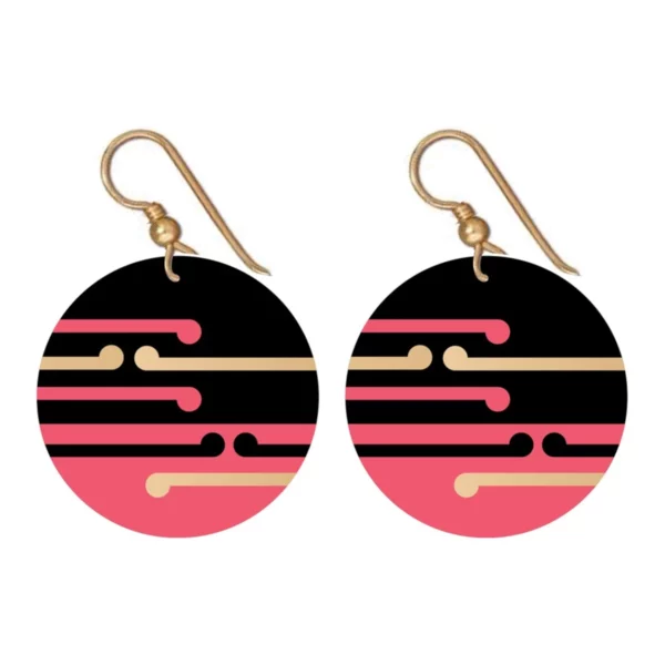 930jw earring set pink sunrise 1