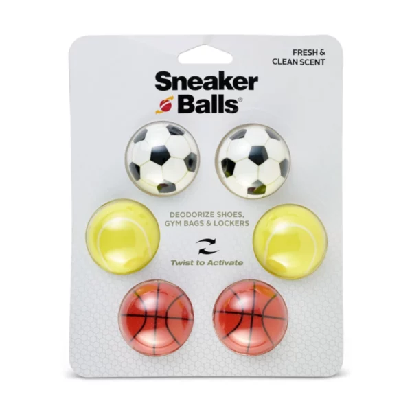 sneaker balls 6pk assorted