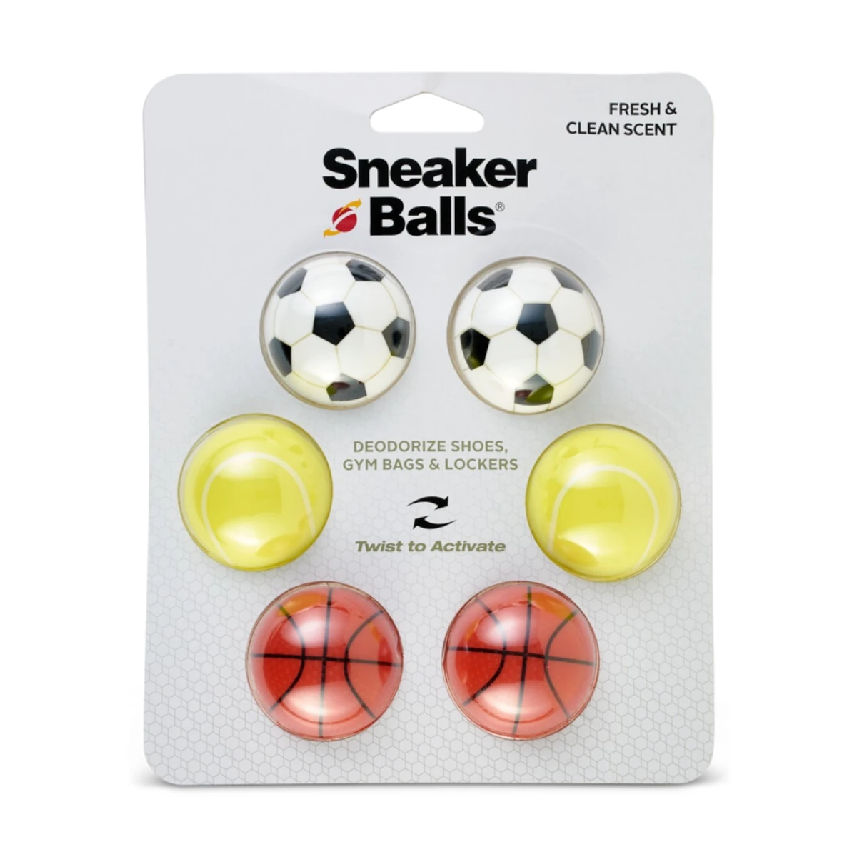 sneaker balls 6pk assorted