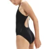 speedo girls endurance+ medalist black 6