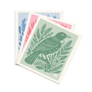 swedish dishcloths nz woodcut birds