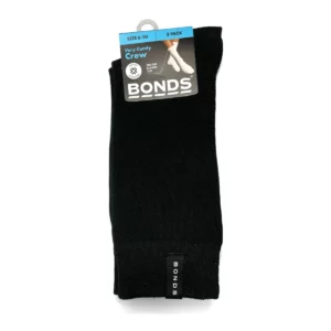 sxwg3w bonds everyday crew socks 3pk black 1