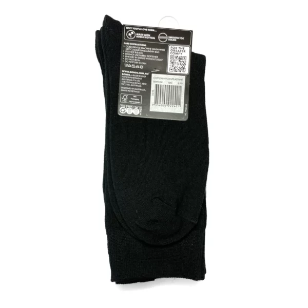 sxwg3w bonds everyday crew socks 3pk black 2