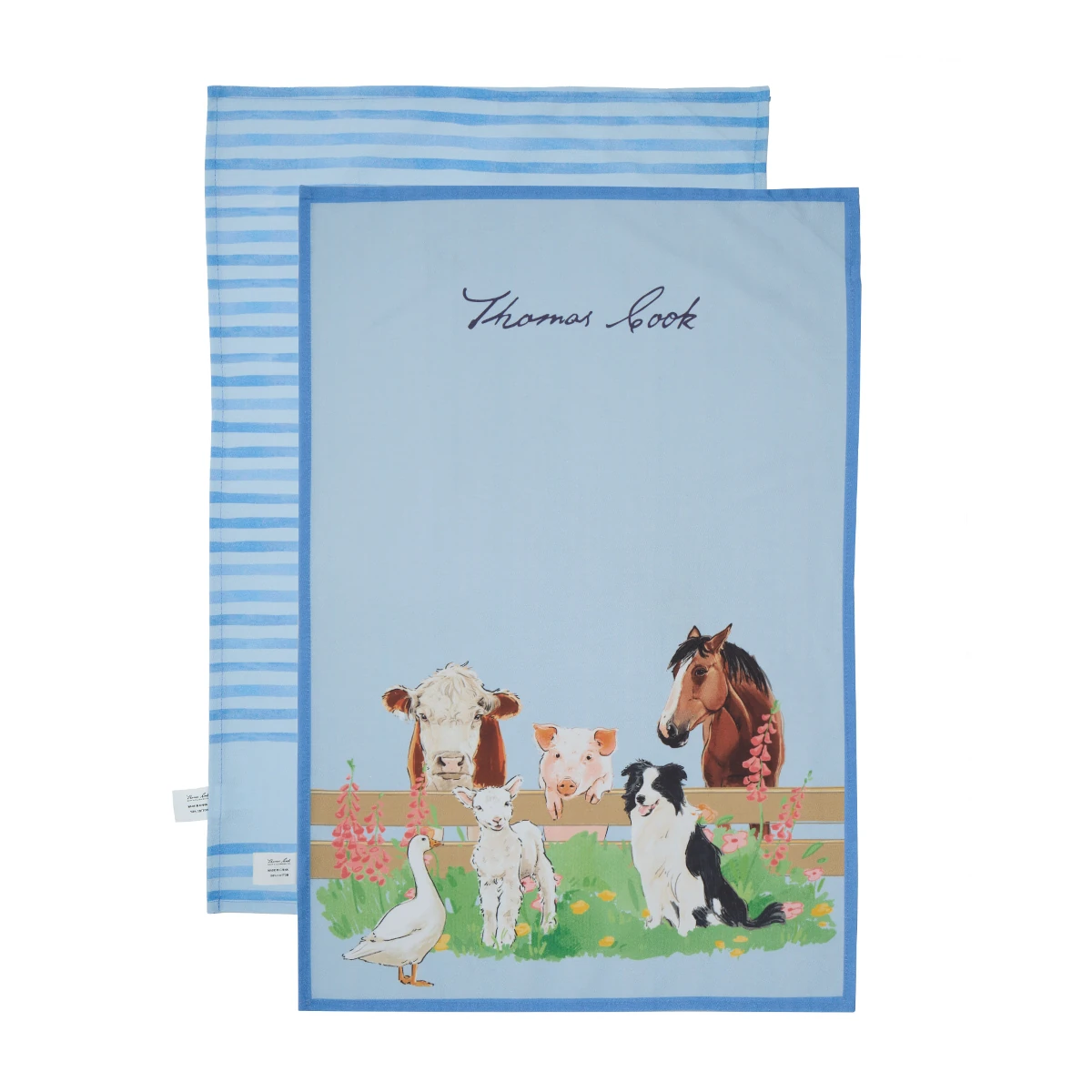 thomas cook tea towel 2 pack tcp2905twl l blue 1