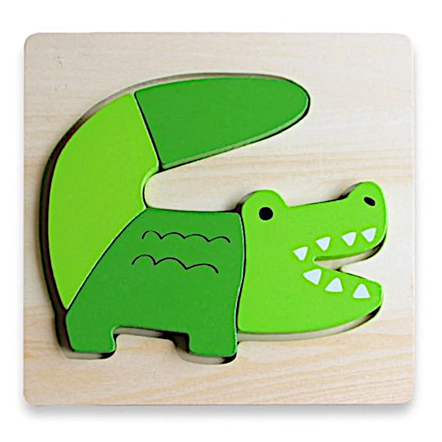 discoveroo chunky puzzles (animals) crocodile