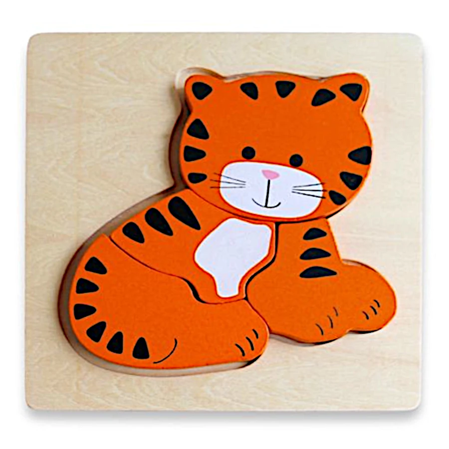 discoveroo chunky puzzles (animals) tiger