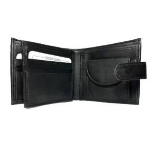 down under leather wallet black pw104 1
