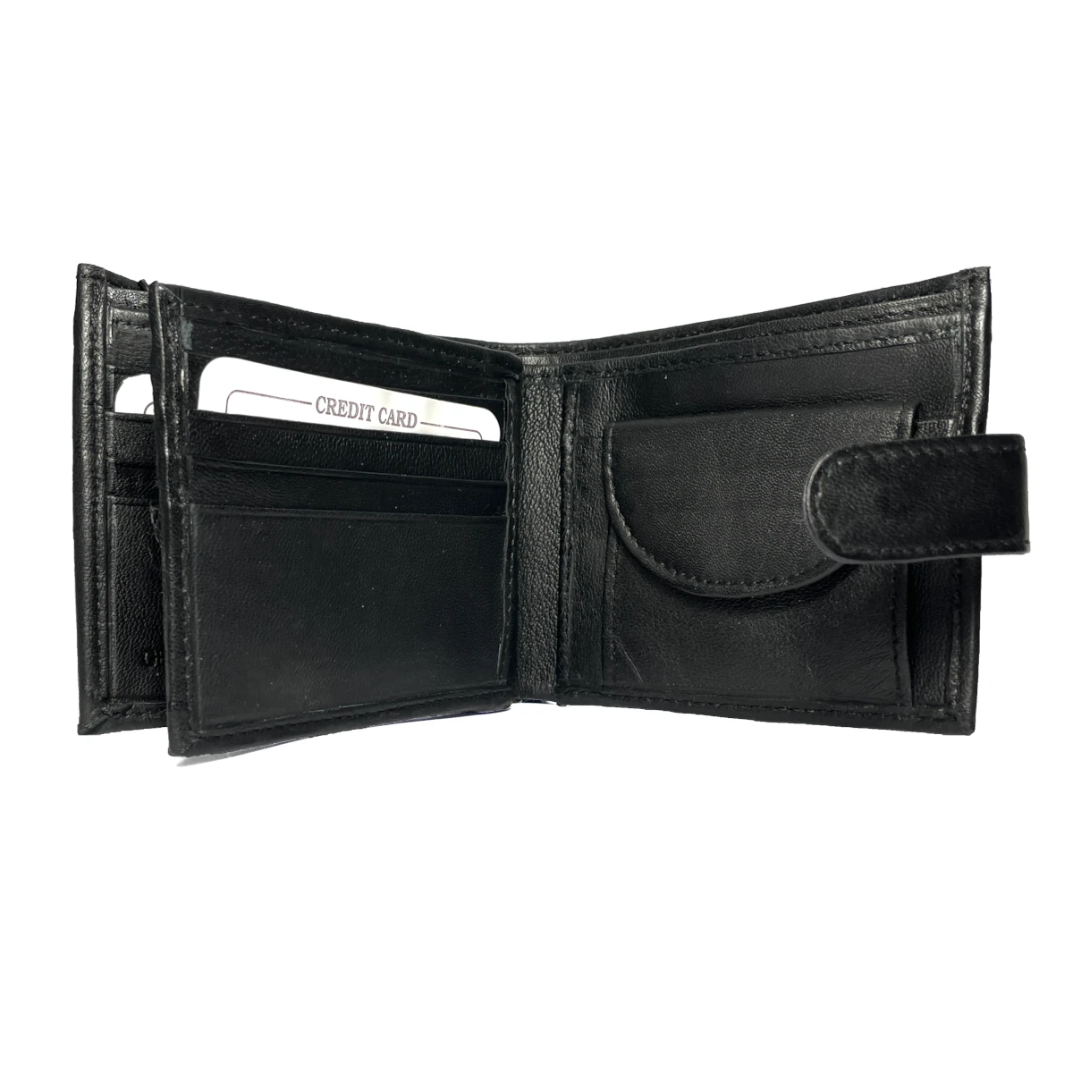 down under leather wallet black pw104 1