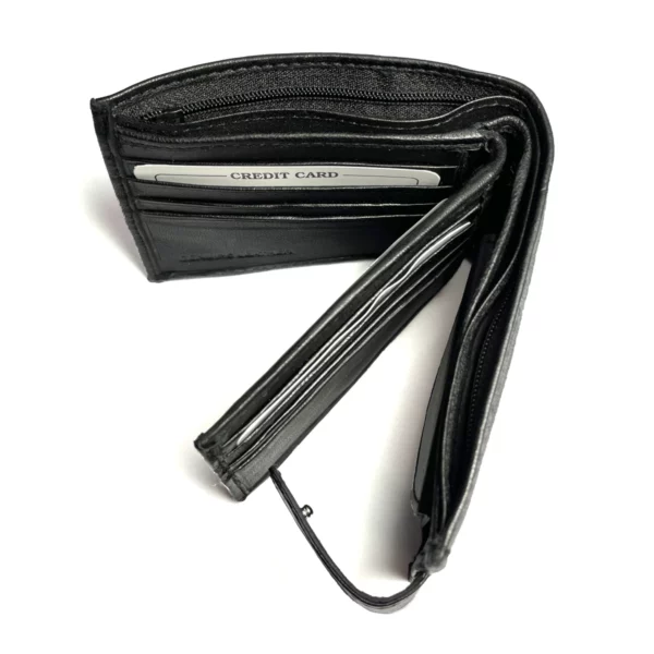 down under leather wallet black pw104 3