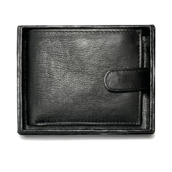down under leather wallet black pw104 6