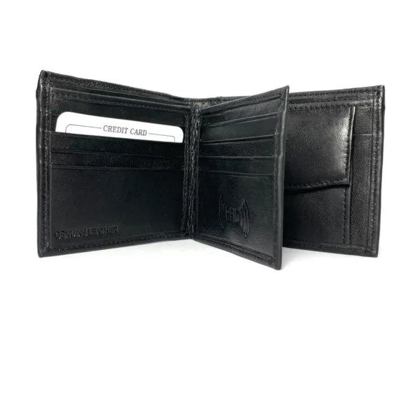 down under leather wallet black pw504 2