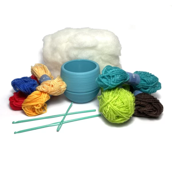 mustard crochet cactus rainbow 2