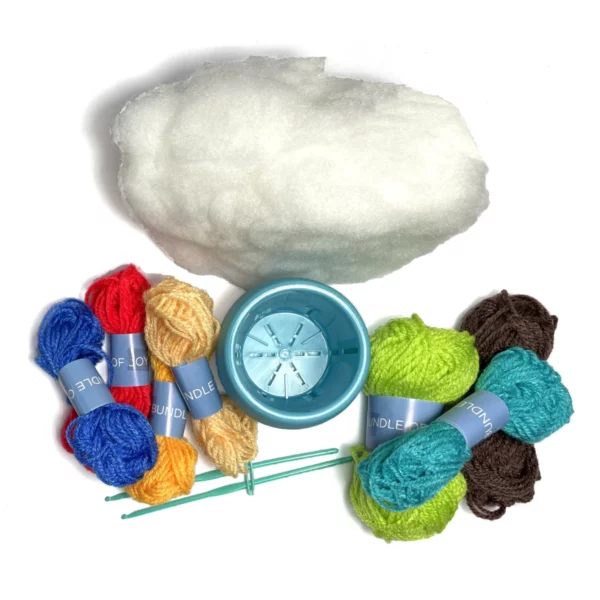 mustard crochet cactus rainbow 3