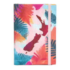 notebook map of new zealand a6