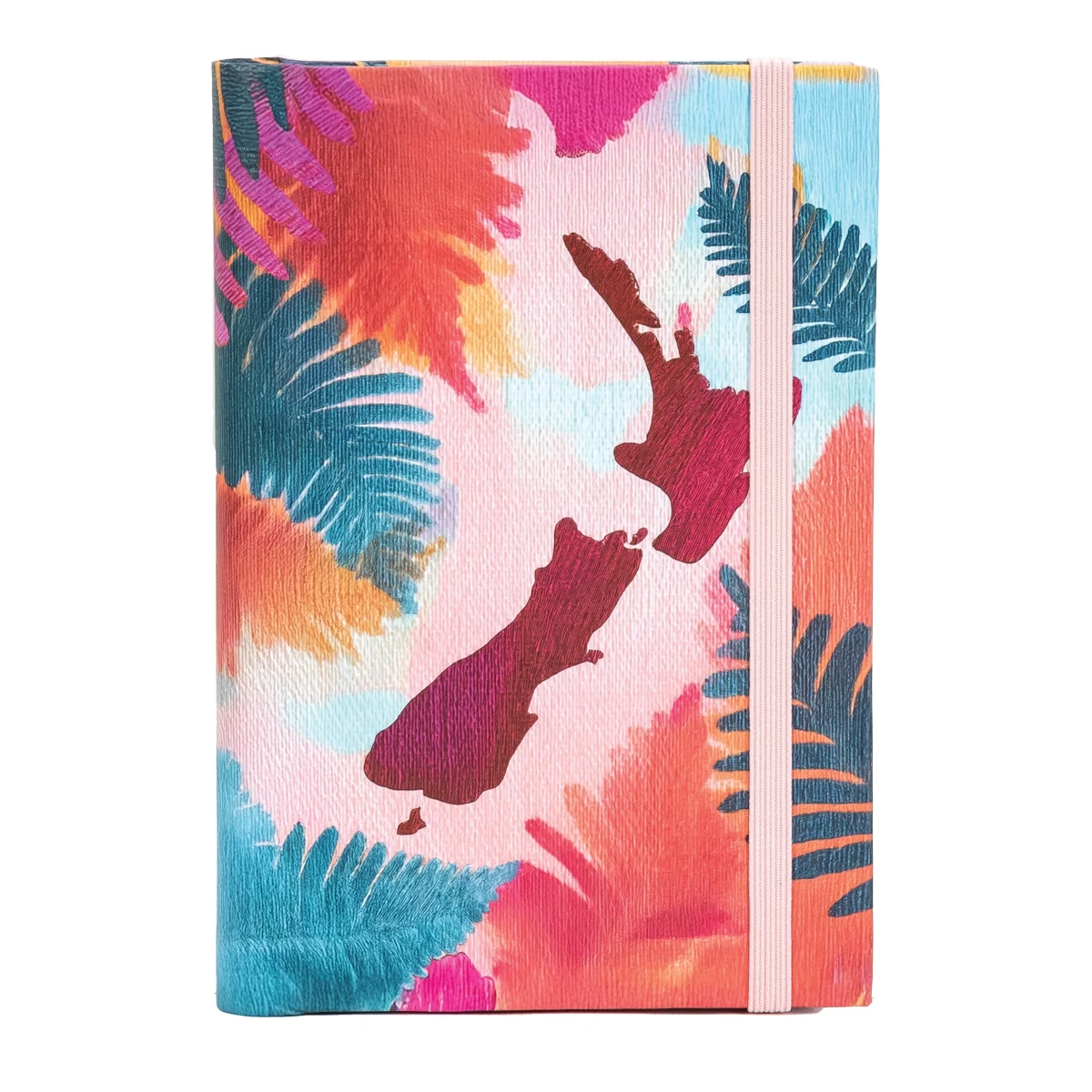 notebook map of new zealand a6