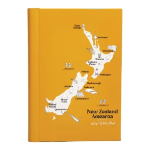 notebook map of new zealand with names a5