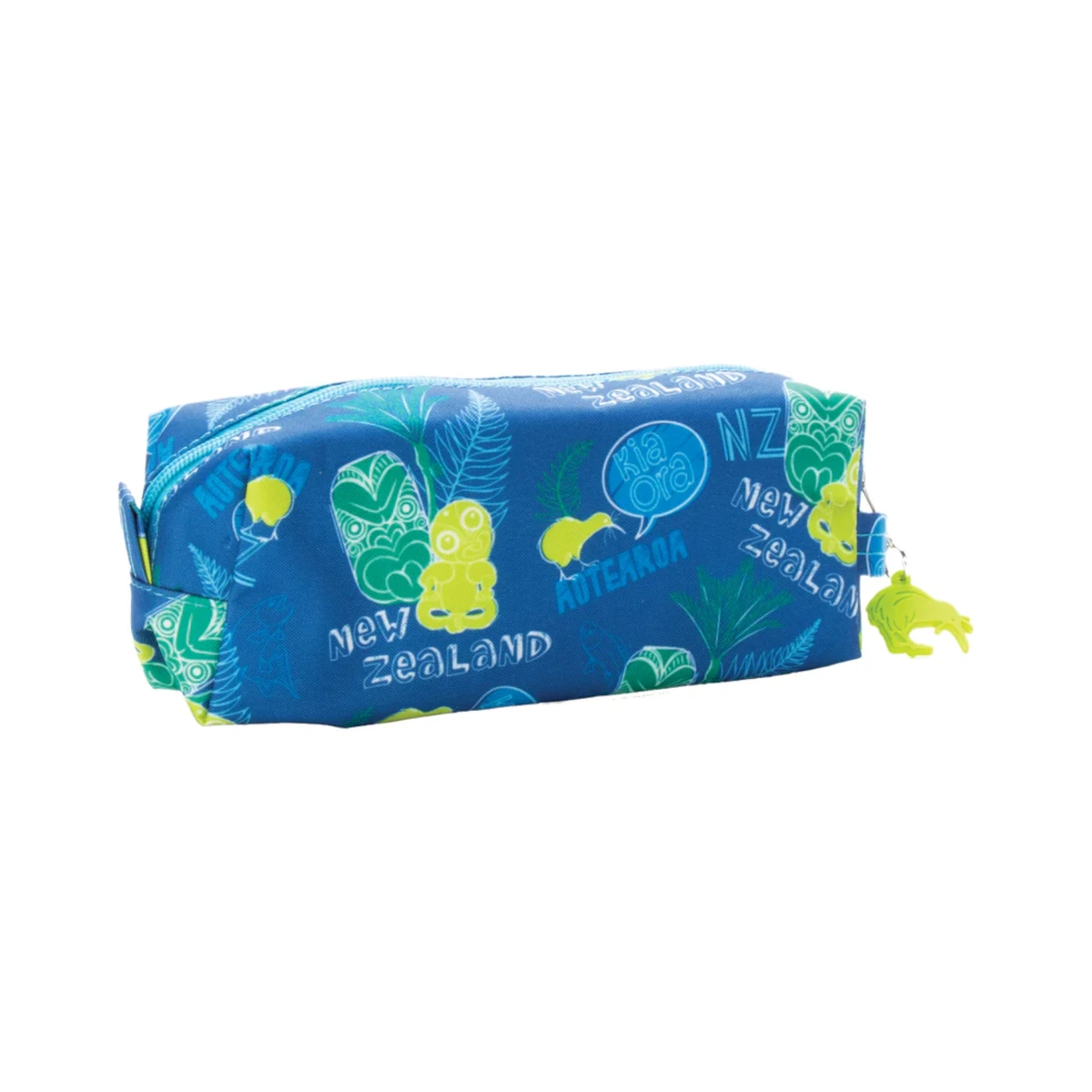 pencil case tiki teko blue