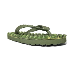 souls comf mass kids jandals camo green 1