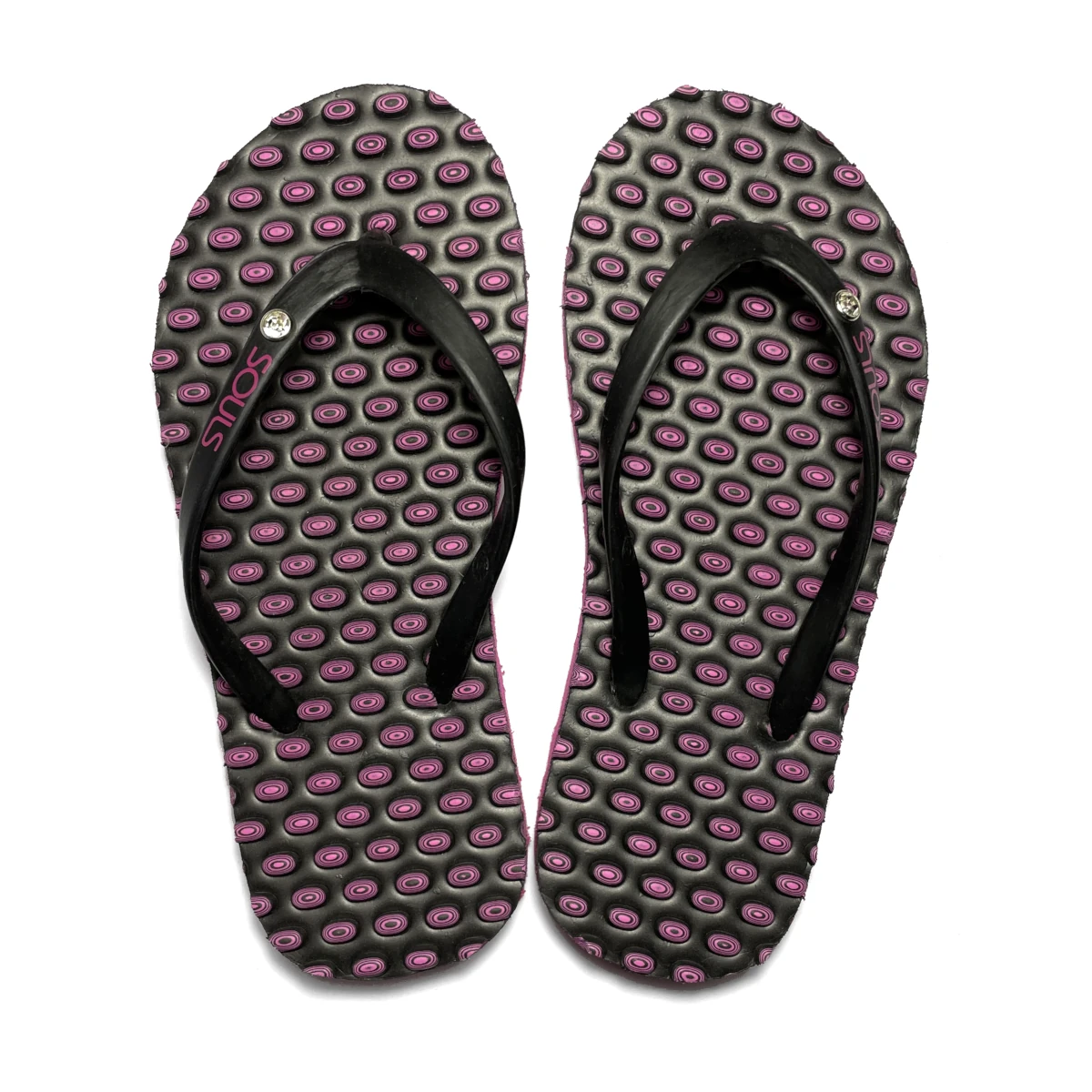 souls comf mass kids jandals pink nights 3