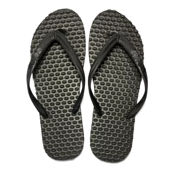 souls comfort massage jandals black out 3