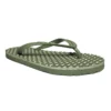 souls comfort massage jandals military green 1