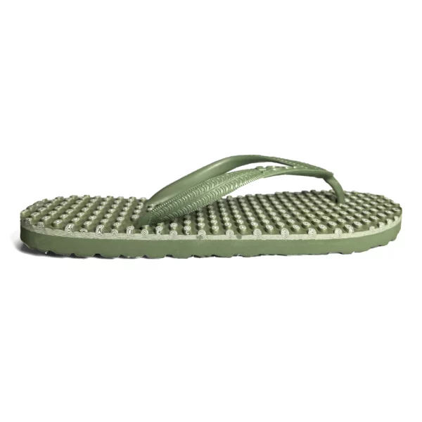 souls comfort massage jandals military green 2