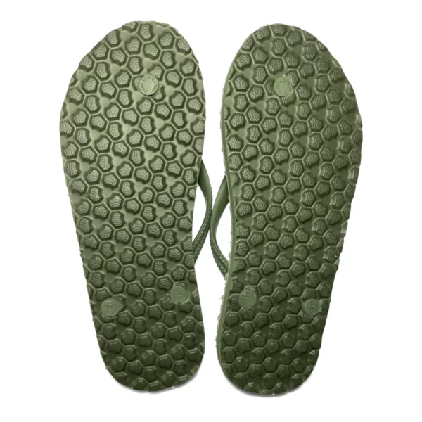 souls comfort massage jandals military green 4