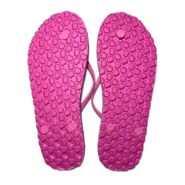 souls comfort massage jandals pink marine 4