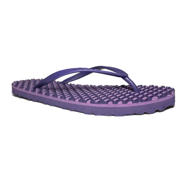 souls comfort massage jandals purple petunia 1