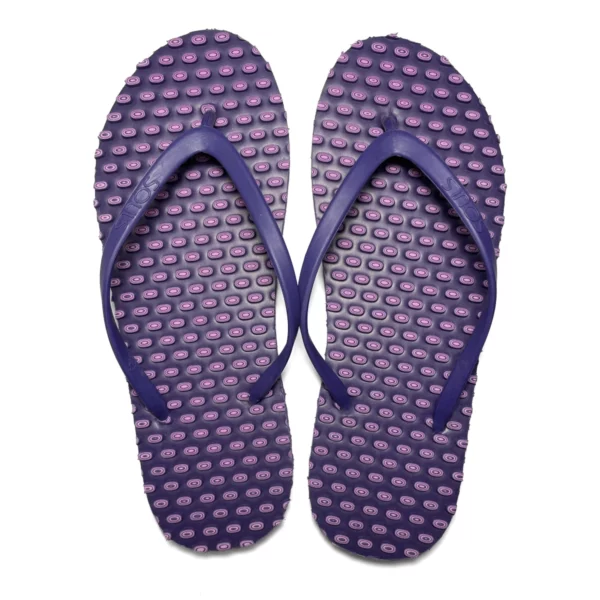 souls comfort massage jandals purple petunia 3