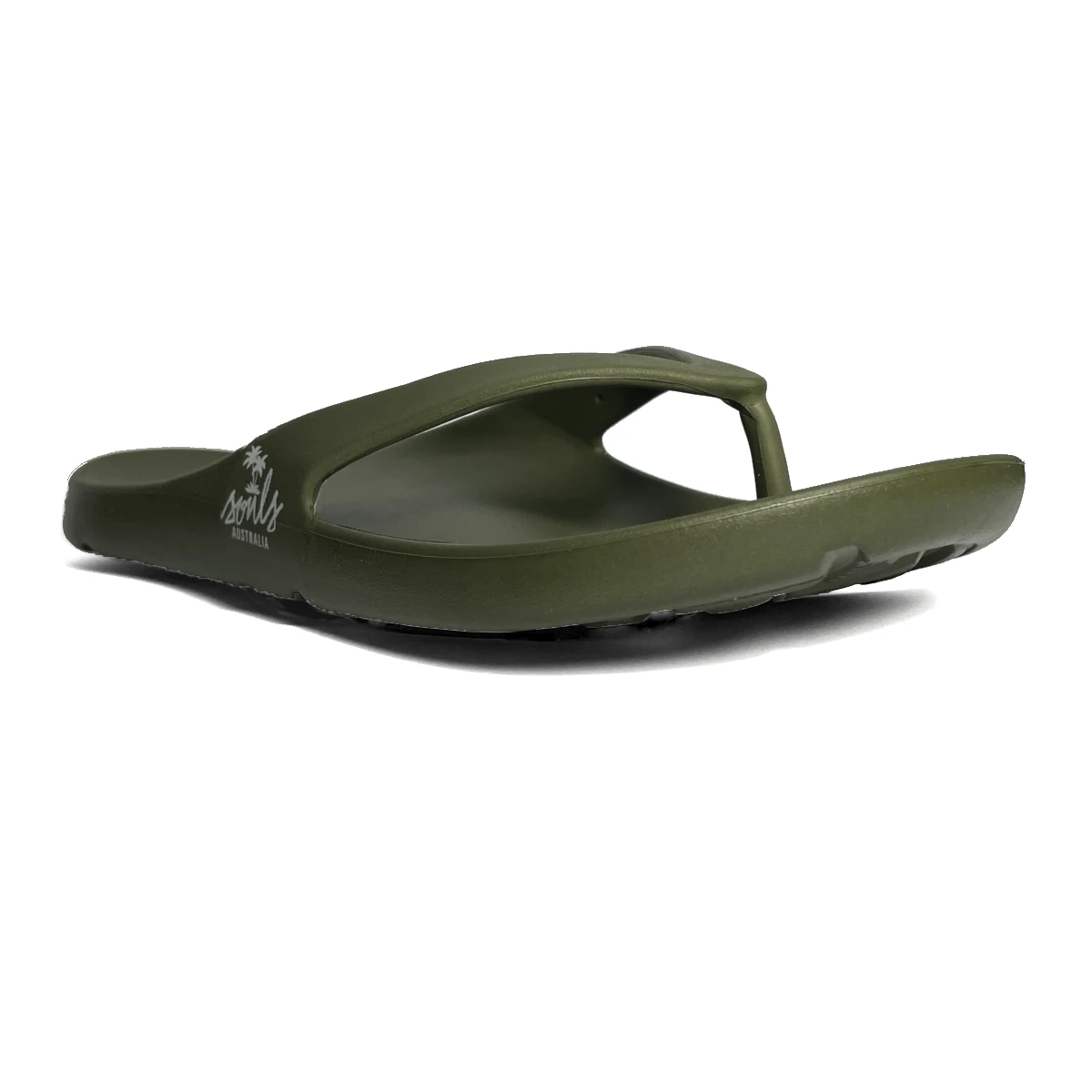 souls ortho jandals green 1