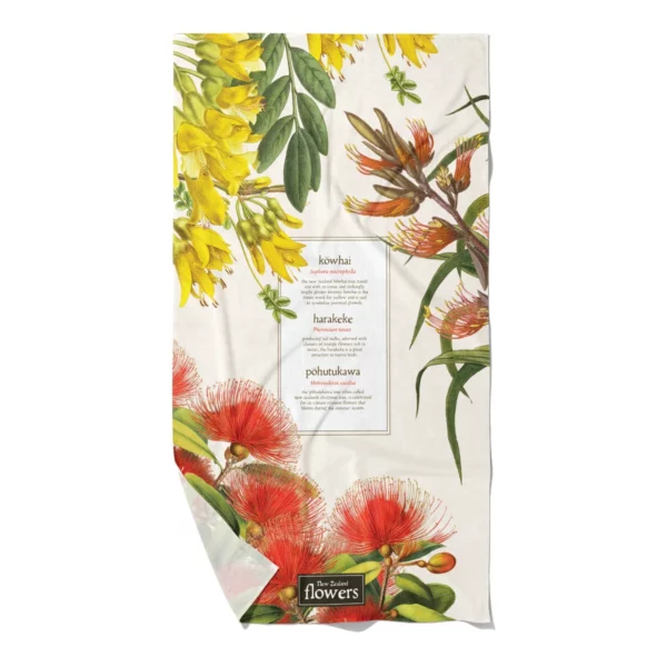 tea towel native flowers