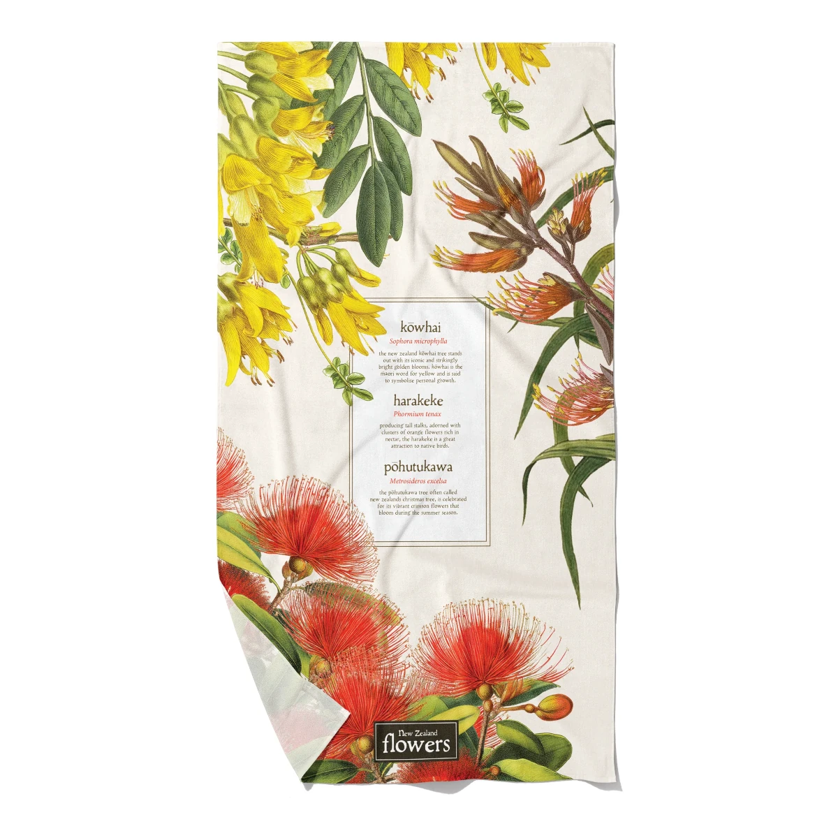 tea towel native flowers