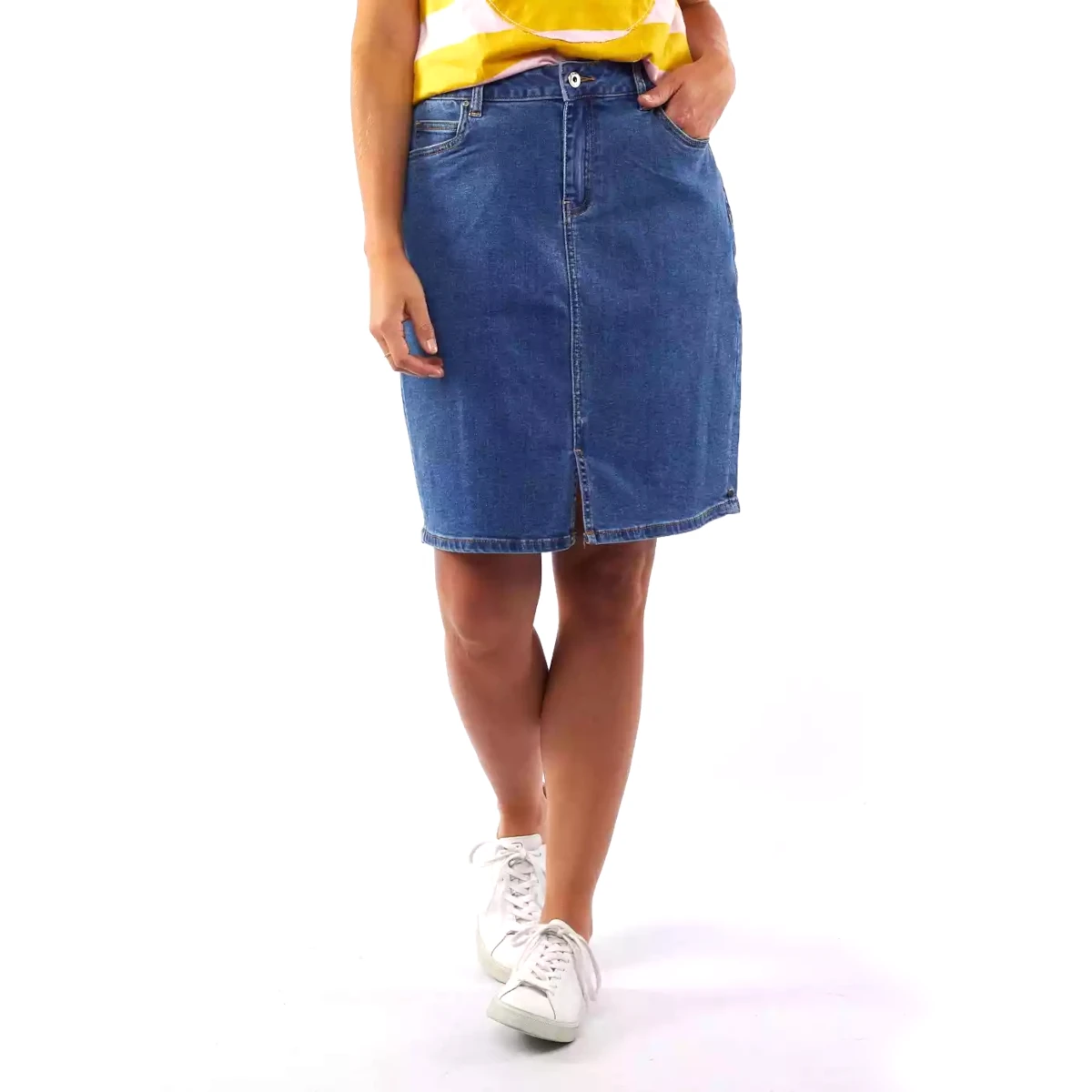 elm chloe denim skirt 1