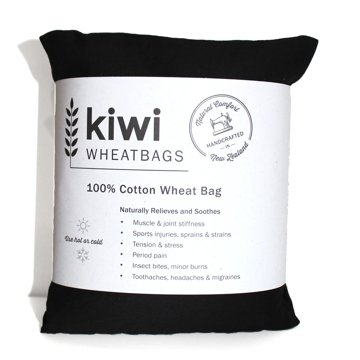 black 3 segment wheat bag 1