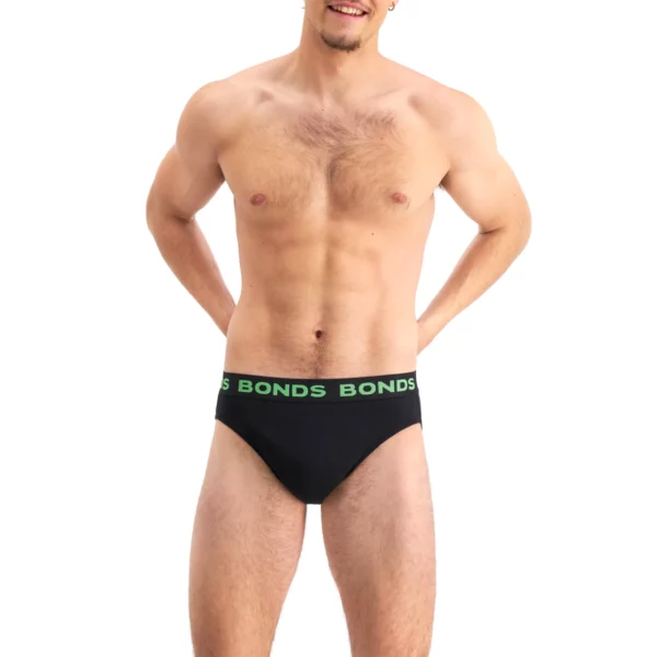 bonds hipster brief 5 pack k64 green