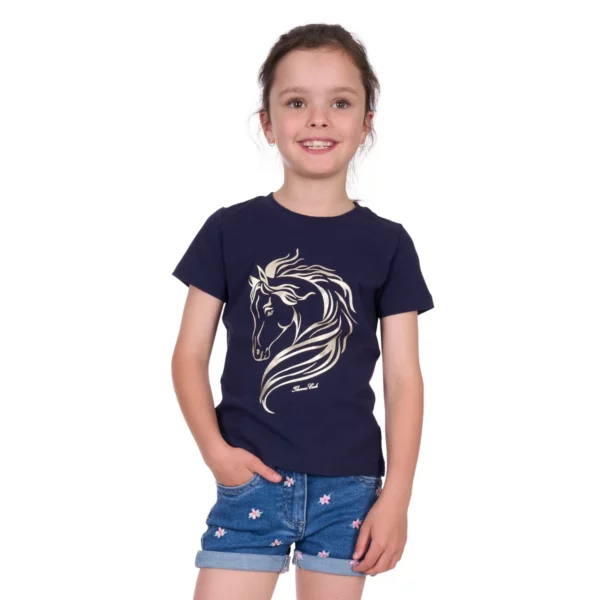 thomas cook girl’s bonny tee navy 1