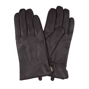thomas cook men's leather gloves chocolate 1