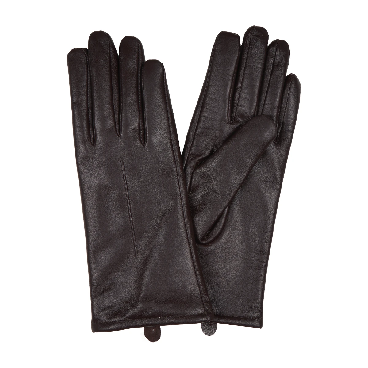 thomas cook women's leather gloves chocolate 1