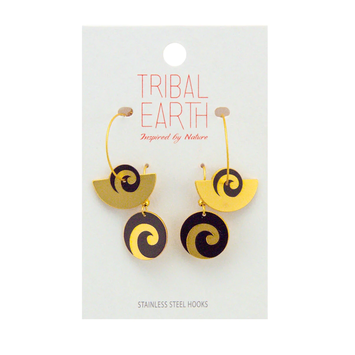 917jw koru fan and drop earring set 1
