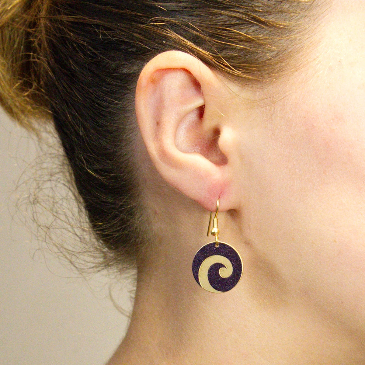 917jw koru fan and drop earring set 3